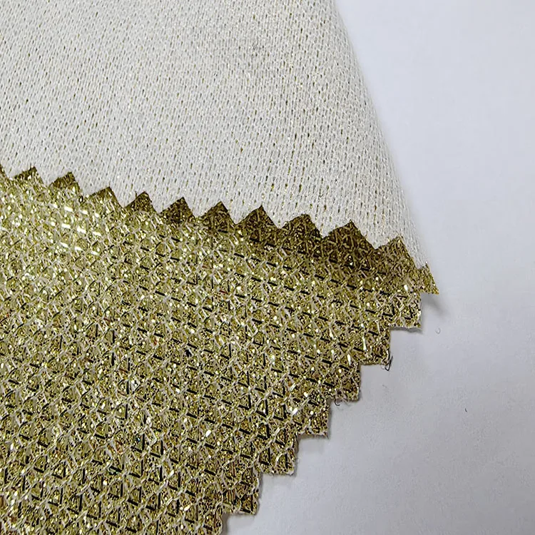 Luxury Glitter Tulle Metallic Dress Stage Bride Cloth Wedding Costume Designer Fabric for Party