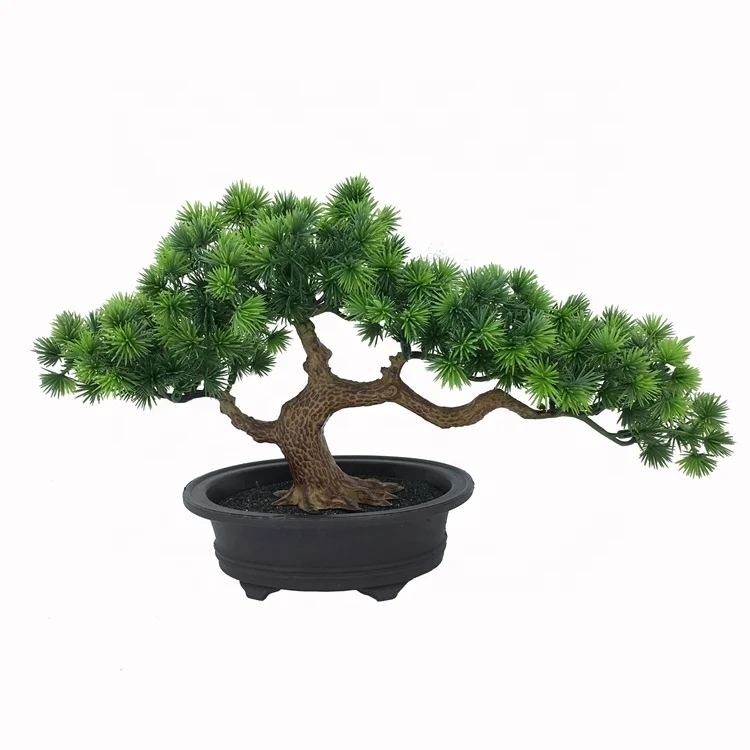high quality home indoor decor Nature touch juniper tree plants Artificial bonsai tree