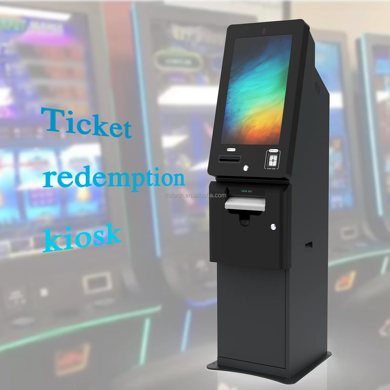 TITO Vortex payment kiosks banilla coin operated machine hyosung atm machine Aurora classic skill game cabinet