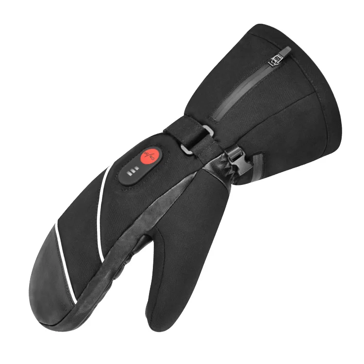 Snowmobiling Use Mittens Electric Hand Warm Rechargeable Heated Motorcycle Gloves