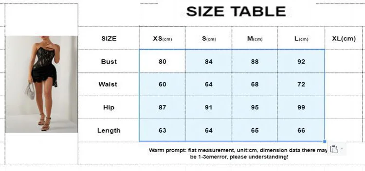 Sexy Black Lace Sleeveless Tube Mini Party Dress For Women