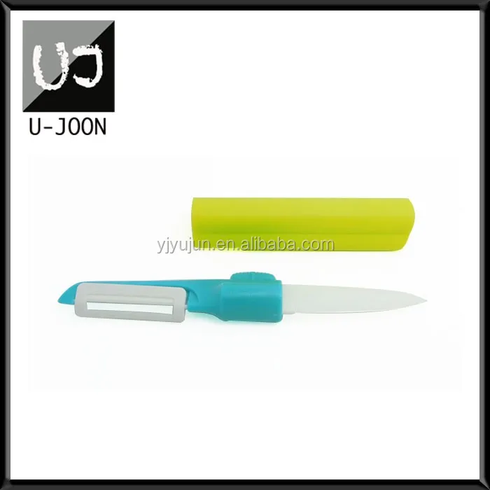 UJ-K038 Double Head Ceramic Paring Knife with Ceramic Peeler Kitchen Accessories