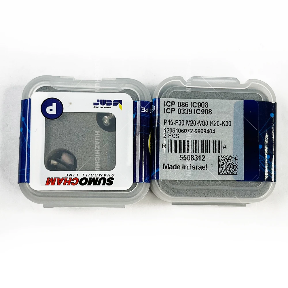 HUAZHICHUN ICP 086 IC908 Sword tooth Twist Drill Bit Carbide Insert For CNC Machine Indexable Tool Holder