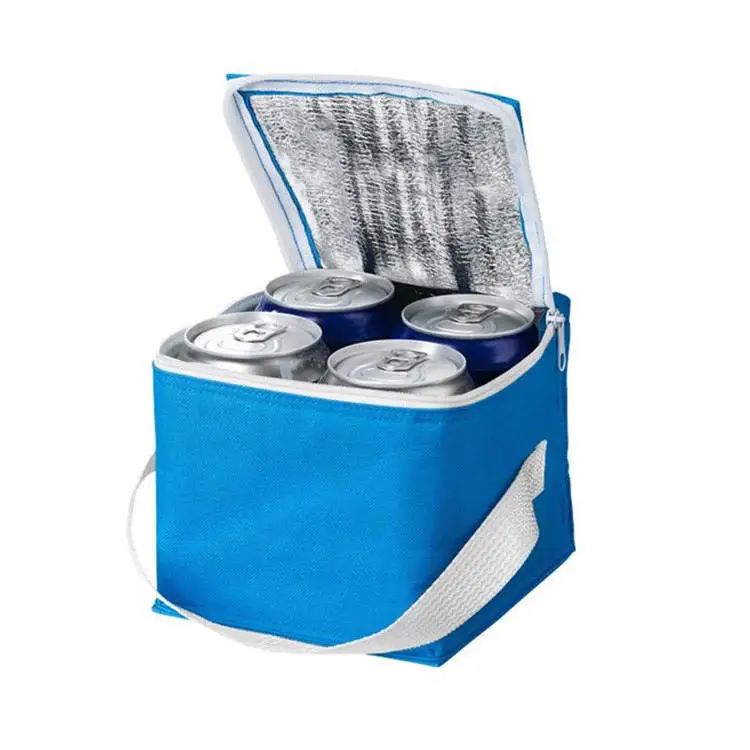 Large Capacity Personalize Custom Foldable Insulated Non Woven Thermal Lunch Cooler Bags