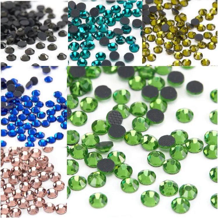 
Peridot Rhinestones Flatback Wholesale for DIY garment T shirt Shoes 