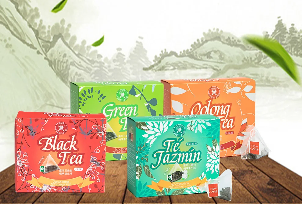 FC28 wholesale factory price negotiable slimming cha triangle Pyramid Oolong teabag 40g FL056 Chinese Oolong Tea bag