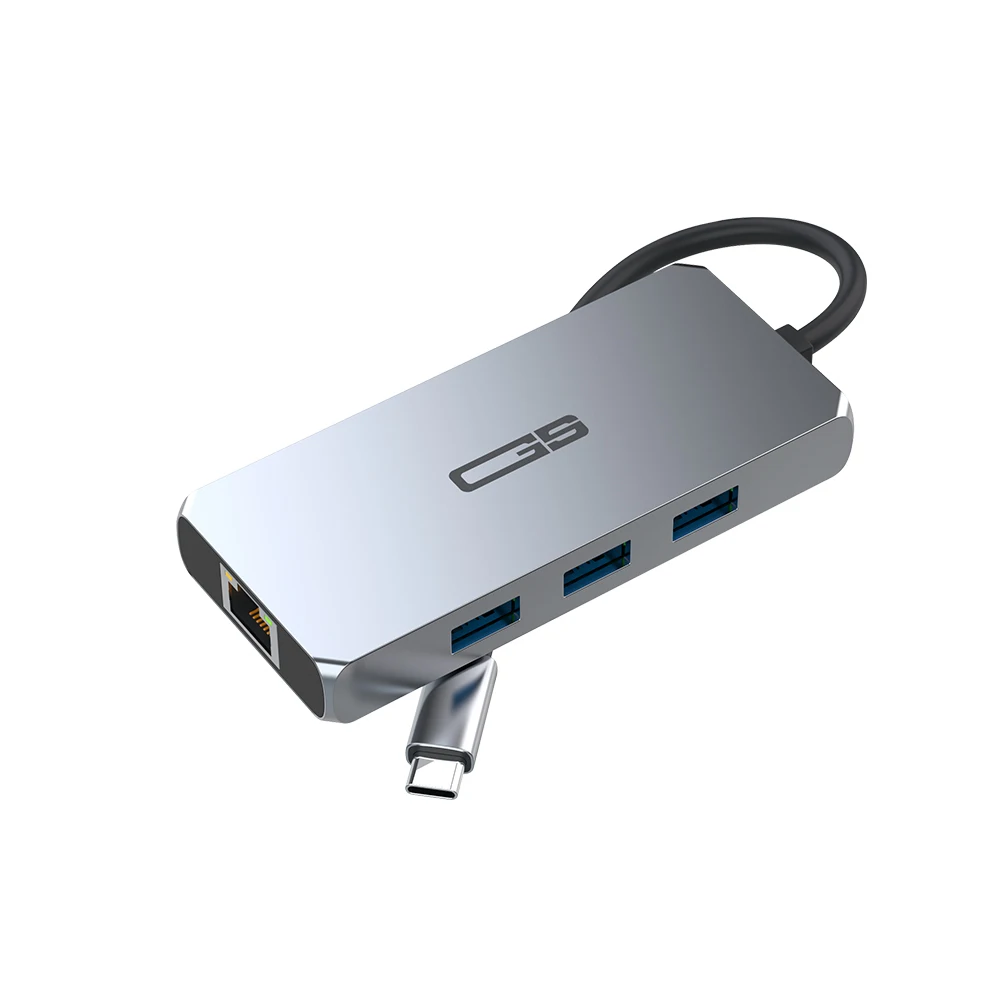 4 port portable data transfer high speed 5Gbps gaming 3.0 usb hub with gigabit ethernet adapter