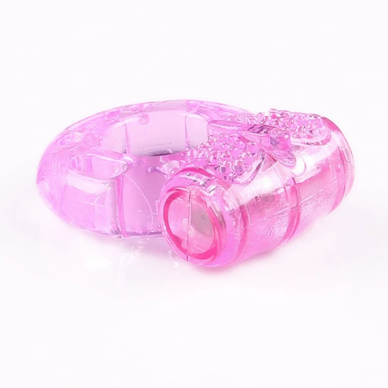 Best Selling Man Stretchy Butterfly Ring Silicon Vibrating Cock Penis Rings