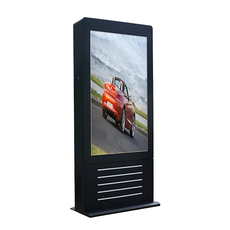 
High quality 49 inch flexible floor stand outdoor transparent micro lcd tv screen display panel 