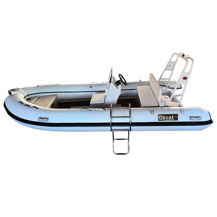 New 4.8M Inflatable Submarine Boat 5-Person Aluminum Hull Rib Boat For Sale