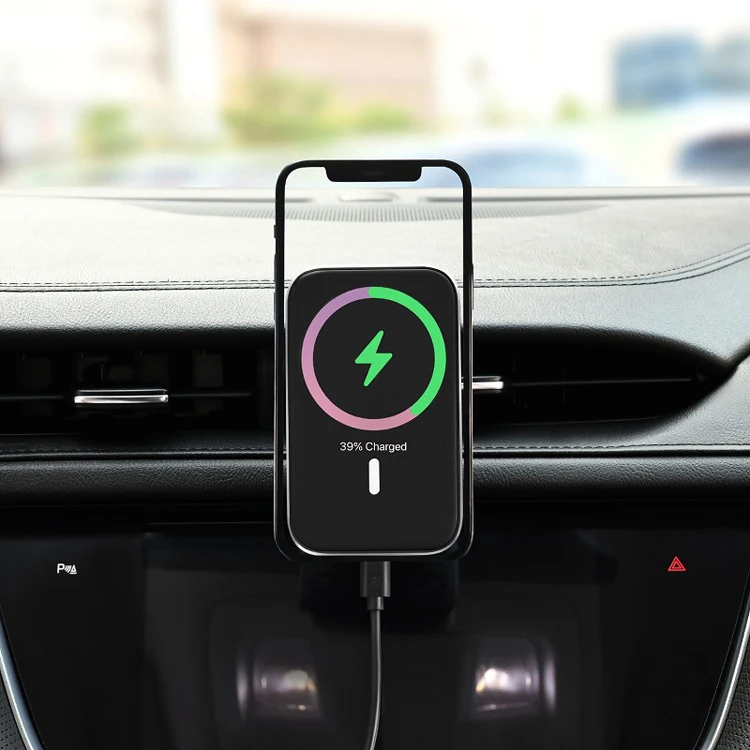 
15w magnetic Wireless fast Charger Car Air Vent Mount phone holder new arrivals 2021 new products 