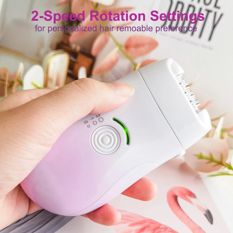 Epilator for Women 3 in 1 Epilator Hair Removal with Electric Razor Bikini Trimmer Cordless Women Electric Tweezers