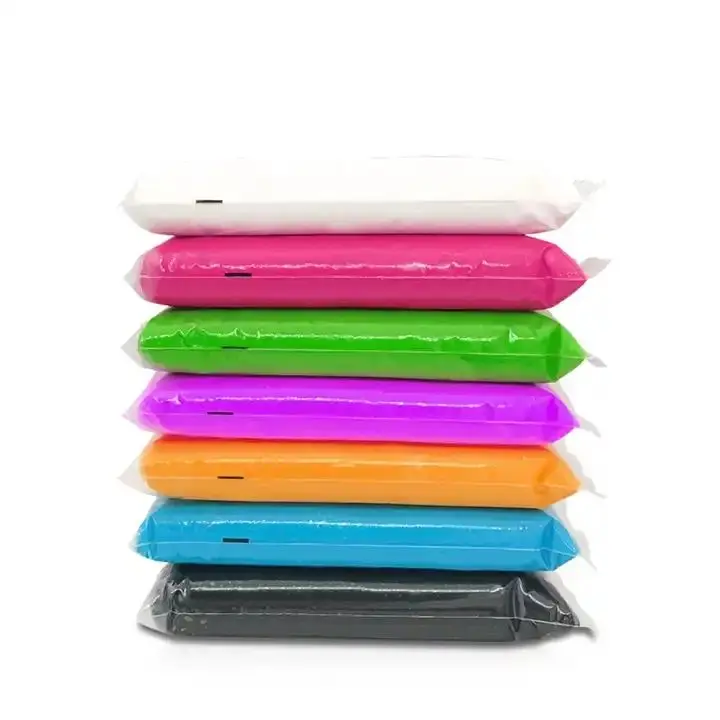 500g Wholesale Soft air Dry Modeling Clay Super Light Plasticine Playdough for Slime