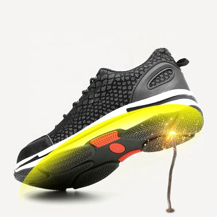 FUNTA leather work boot metal men boot ankle industrial security equipment cow leather work safety boots or work safety shoes