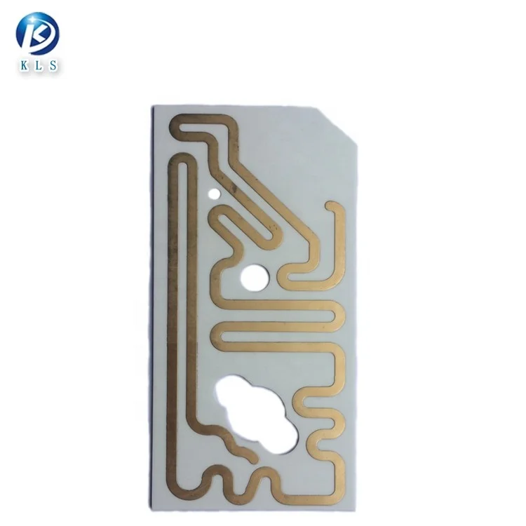 High quality Thick film gold paste resistor high-efficiency printed Ceramic circuit board PCB and PCB manufacturer