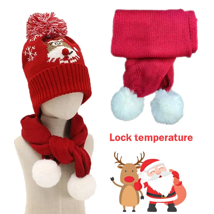 2021 New theme high quality Christmas scarf Wholesale Fashion gift Scarf 100% acrylic Santa Claus scarf