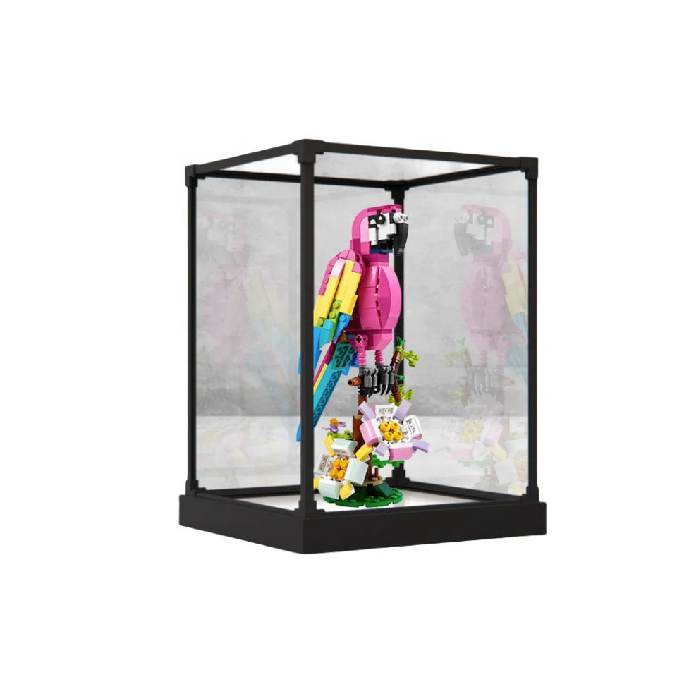 Acrylic Display Case Box Clear Dustproof Protection Showcase for Collectibles Display