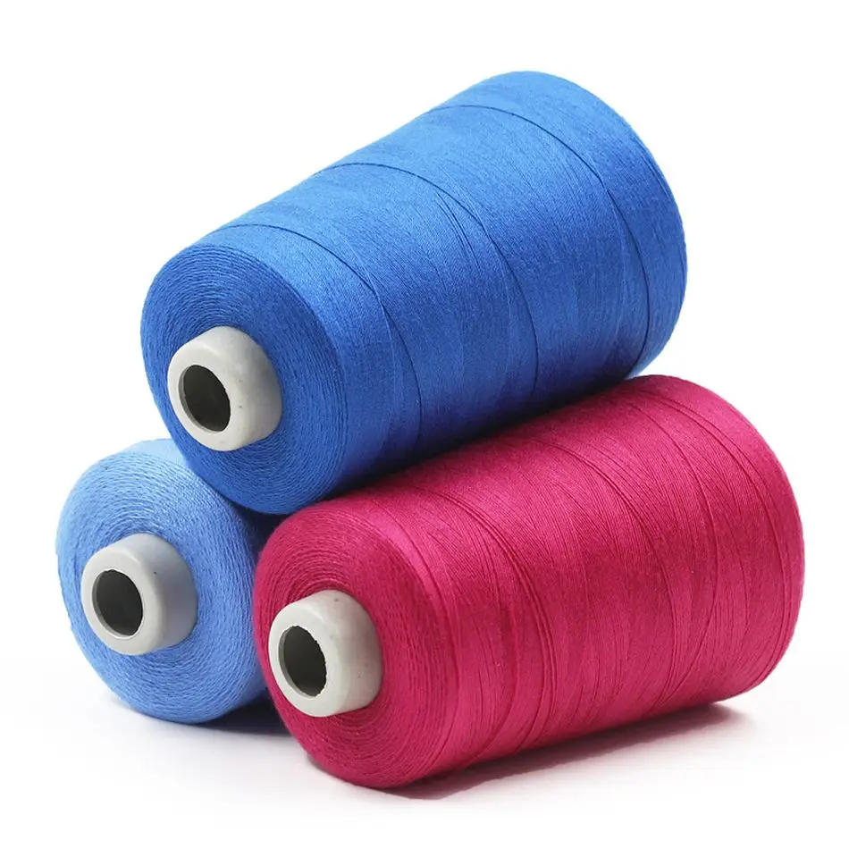 40/3 Spun 100%  Polyester Sewing Thread 3000y 5000y 8000y For Suits Bedsheet