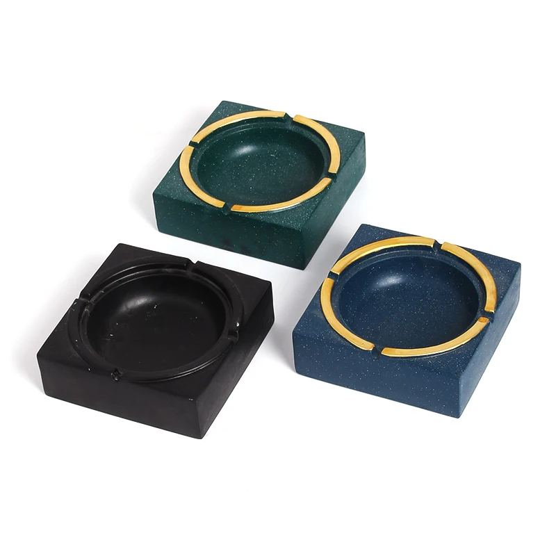 New Office Living room Cartoon Cement Smoking Custom Ashtray Logo Funny an ashtray