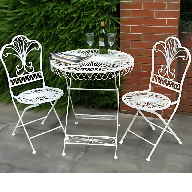 Wrought Iron Indoor Furniture Cast Iron Patio Table And Chair Outdoor Furniture Antique Garden Chair