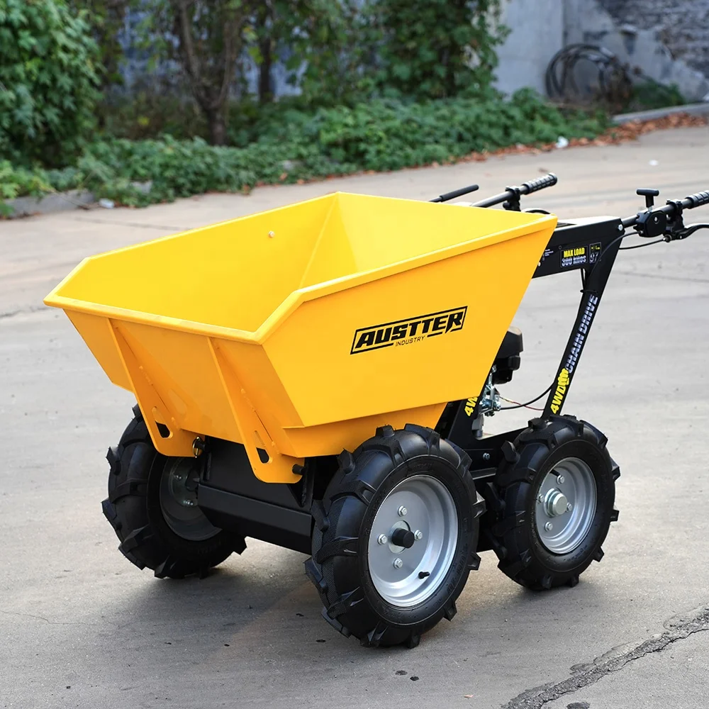 Austter 250 Kg Self-powered Motorized 6.5 Hp mini Transporter Mini Dumper Made In China