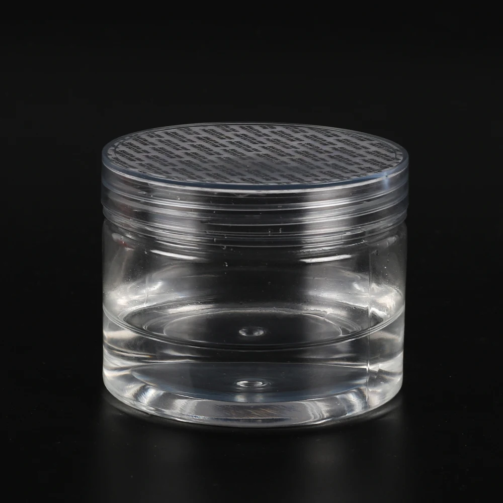 Wholesale different size plastic storage jam pickle jars sealed transparent food jars with screw caps