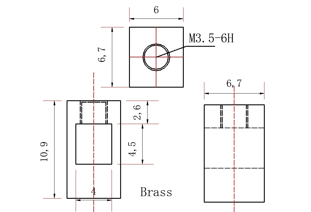 connector terminal block, M3.5  brass screw wire  crimp terminal