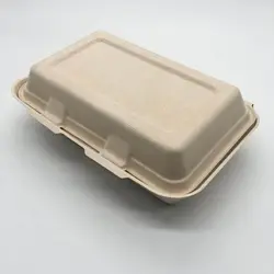 eco friendly food packaging container from bagasse containers manufacturer