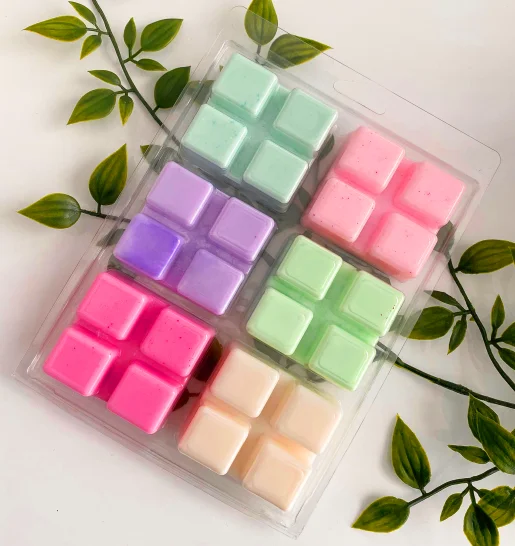 
Round Wax Melt Plastic Candle Clamshell Packaging Unique Clamshell Wax Melt Packaging 