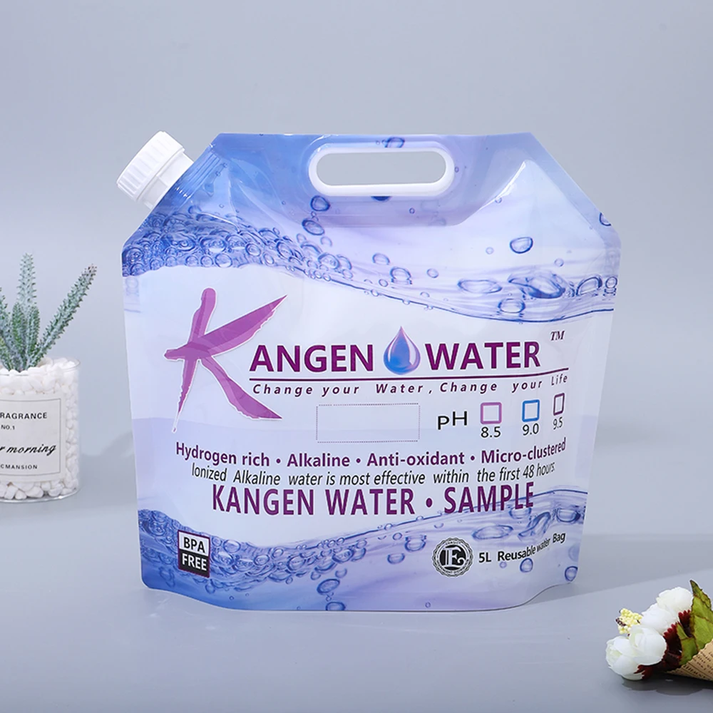 Sports Hiking Plastic Liquid Pouch Packing Disposable Water Bag With Own Logo