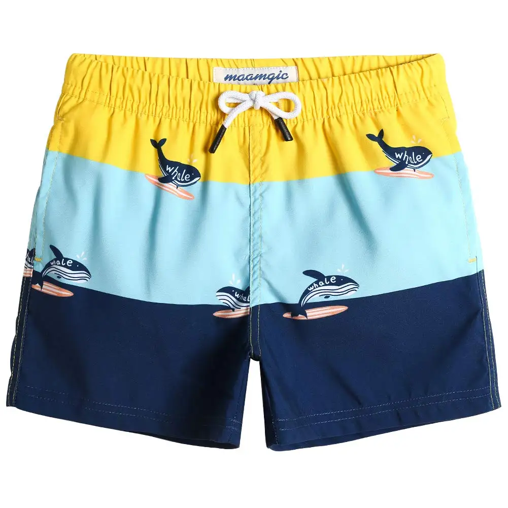 quick dry swim trunks Boys Toddler Bathing Suits for Kids Swimwear Baby Boy Swimsuit Boys Swim Shorts with print