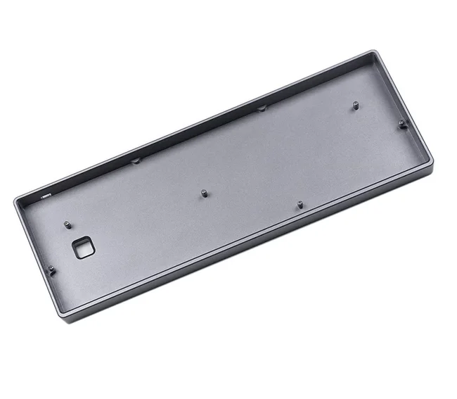 LEITE 65% anodized aluminum cnc machining mechanical keyboard keytray PC keyboards case