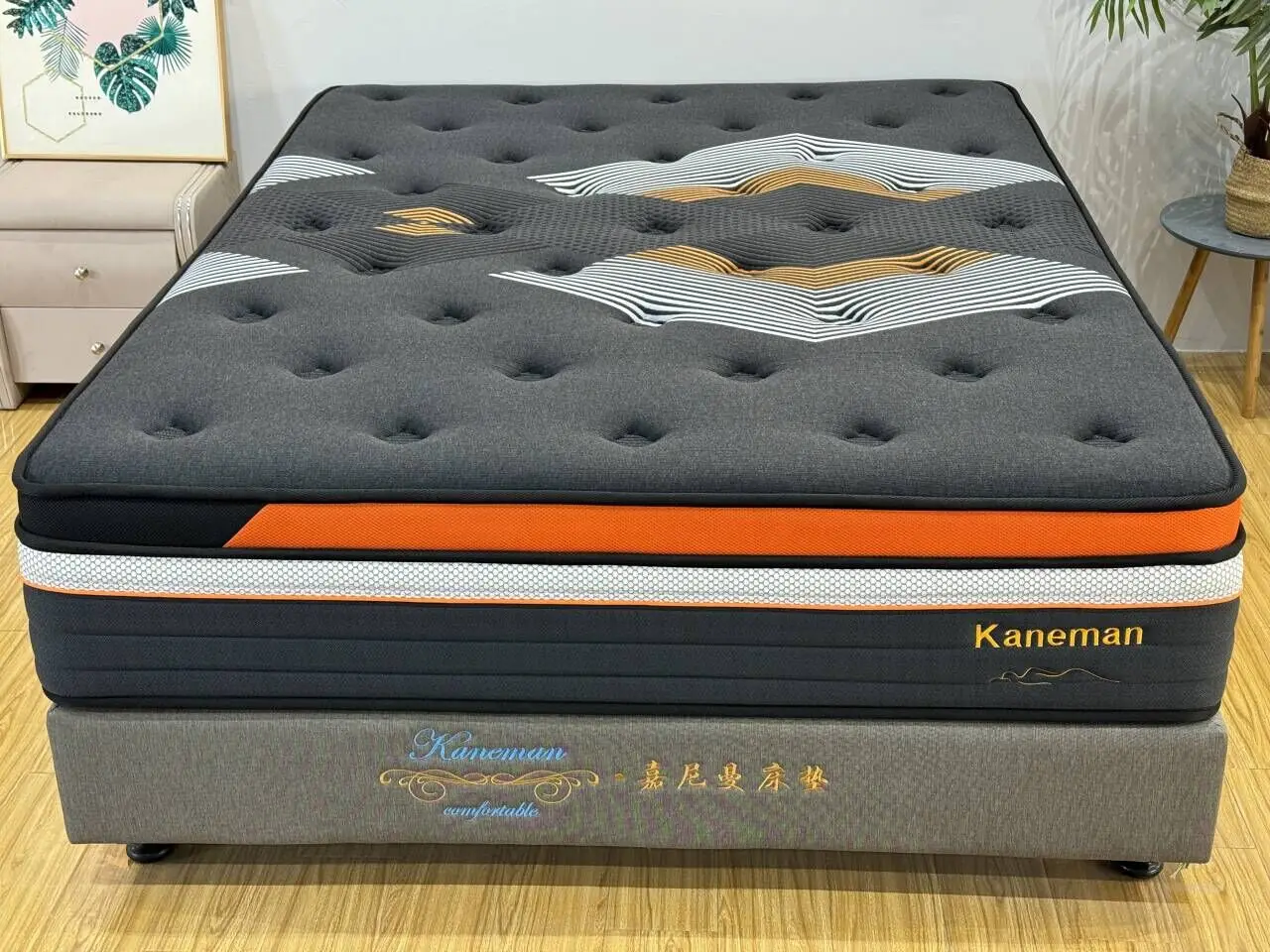 Xianghe Kaneman Furniture Limited offer Luxury Roll Packed Mattresses Queen King Size Pocket Spring Mattress for Bedroom