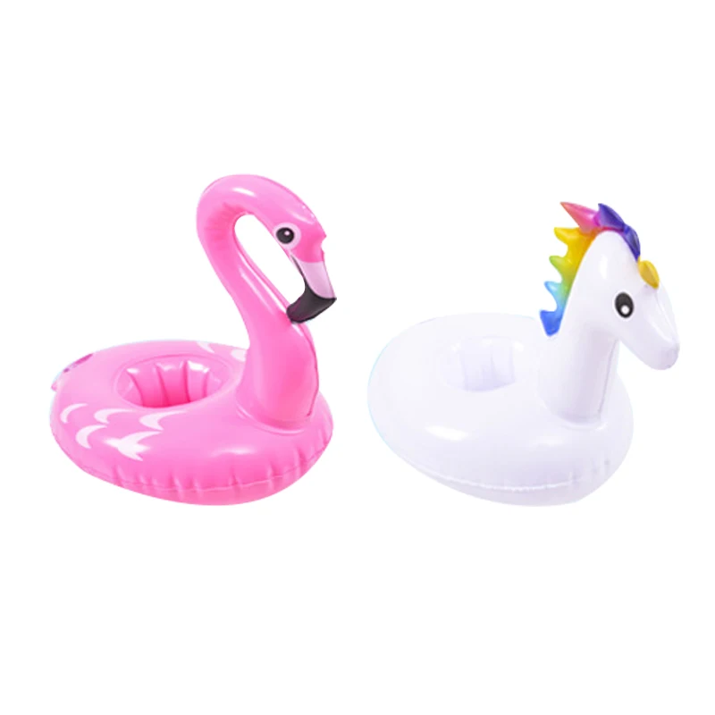 Unicorn Flamingo Drink holder Float pool Toy Swimming Pool Party Summer Beverage Inflatable Cup Holder