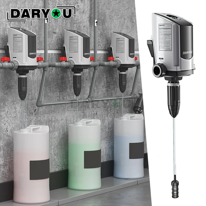 DARYOU Commercial 0.2%~2%  laundry detergent dosing pump chemical dispenser