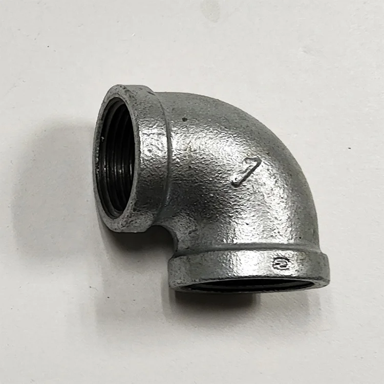 BSP threaded galvanized pipe fitting Tee Elbow Union Malleable Cast Iron Fittings Connect Gi Pipes