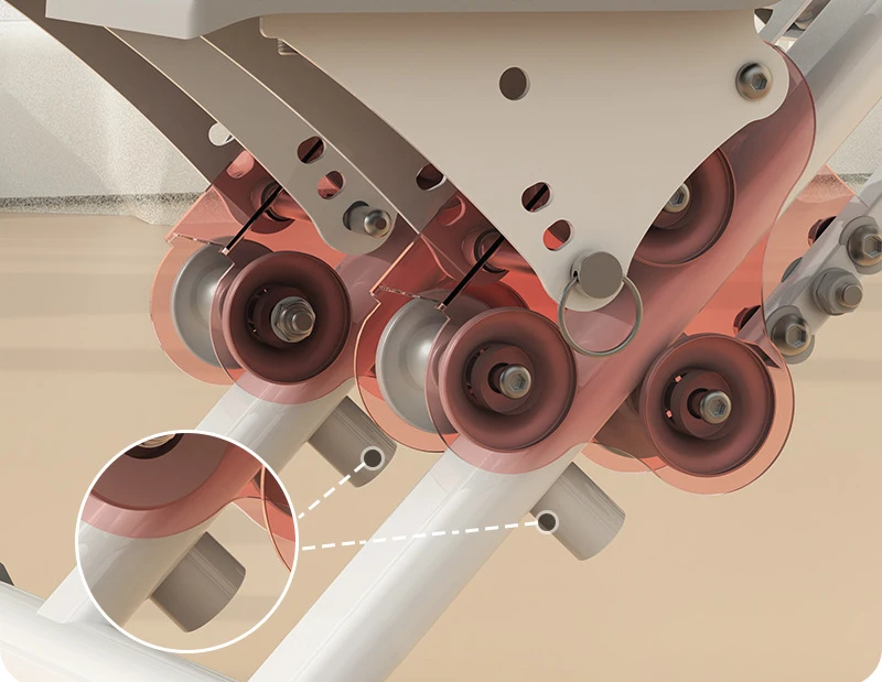 New Foldable Multifunctional step machine Indoor climbing frame Home fitness Stair climber exercise