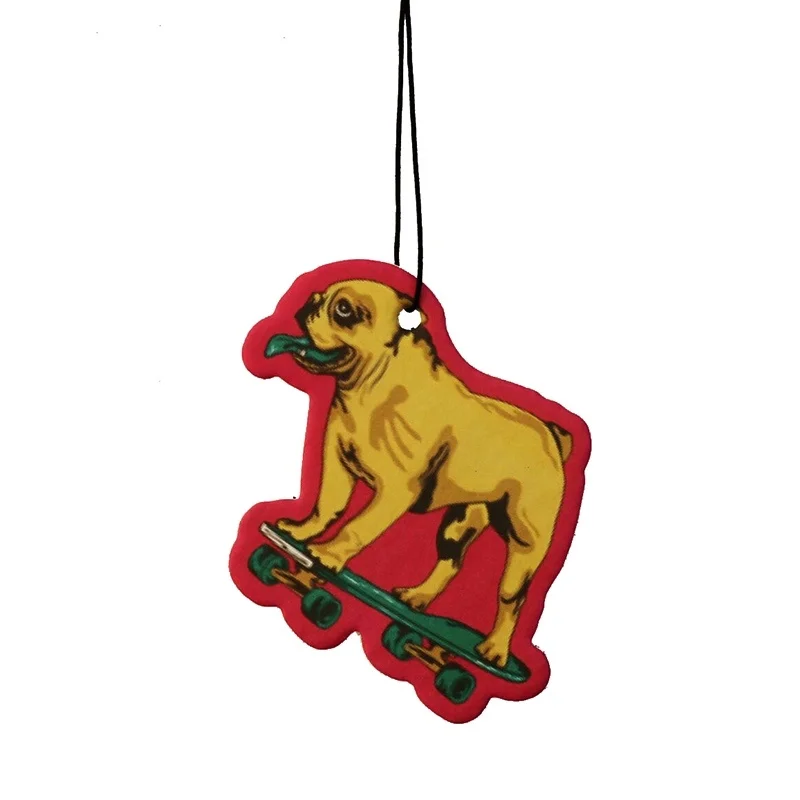 Promotional Gifts Unicorn Double Sides Printing Custom Car Air Freshener With Different Fragrance