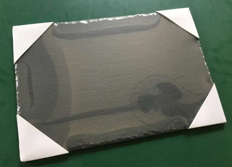 Elegant food slate tray for snack