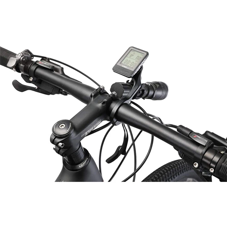 Dual-Sided Bicycle GPS Handlebar Mount Trestle Cycling Bracket Bike Computer Holder Compatible Handlebar Sizes 31.8mm 25.4mm