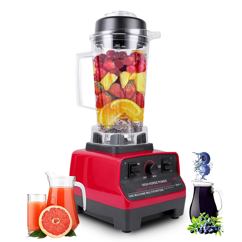 Professional High Speed Commercial Juicer Fruit Vegetable Juice Mixer Food Frozen Drink Blenders with short work