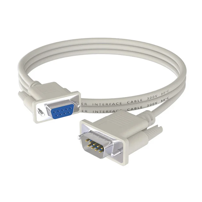 RS232 9-Pin Serial cable Male To Female COM Cable PC Converter DB9 9-Pin Extension Printer data cable