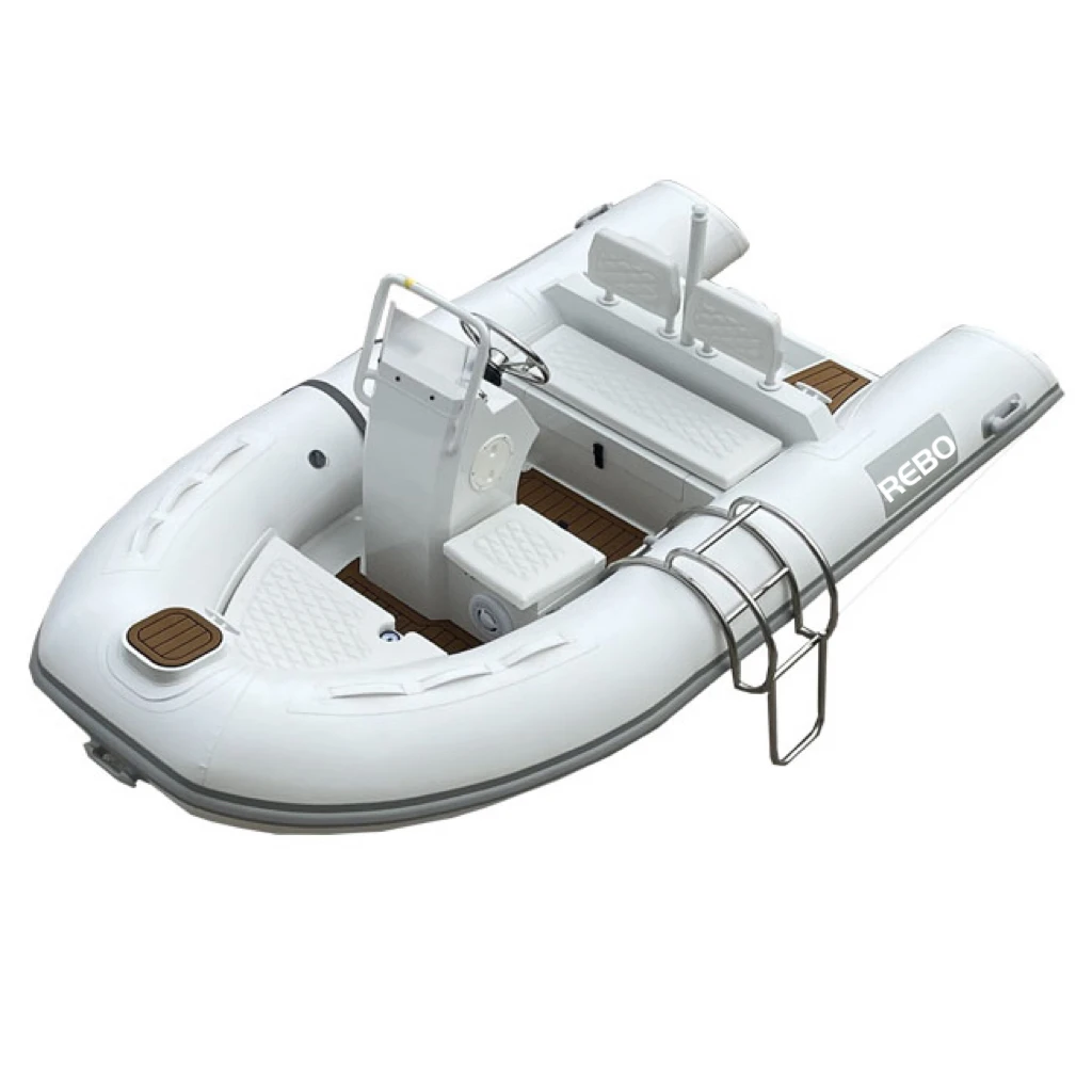 Europe 11ft RHIB 330 Aluminum V Hull Hypalon/PVC Rigid Inflatable Dingy Boats For Sale