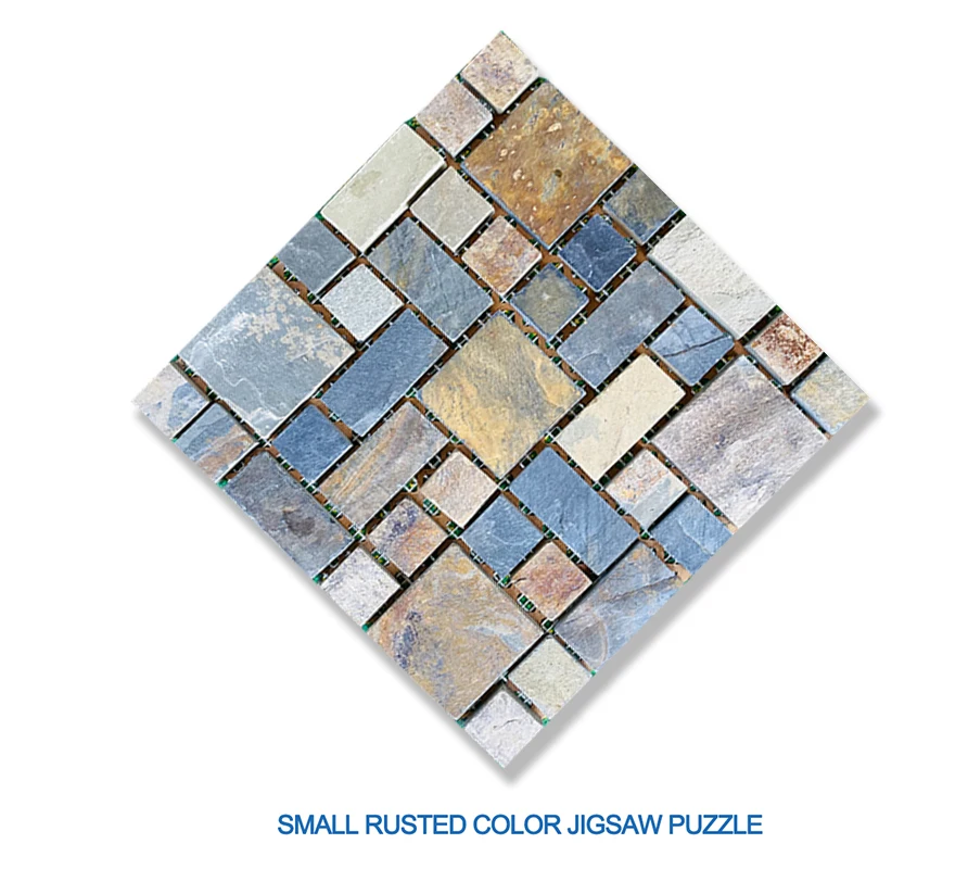 Hotel villa club decoration popular materials natural SLATE Mosaic