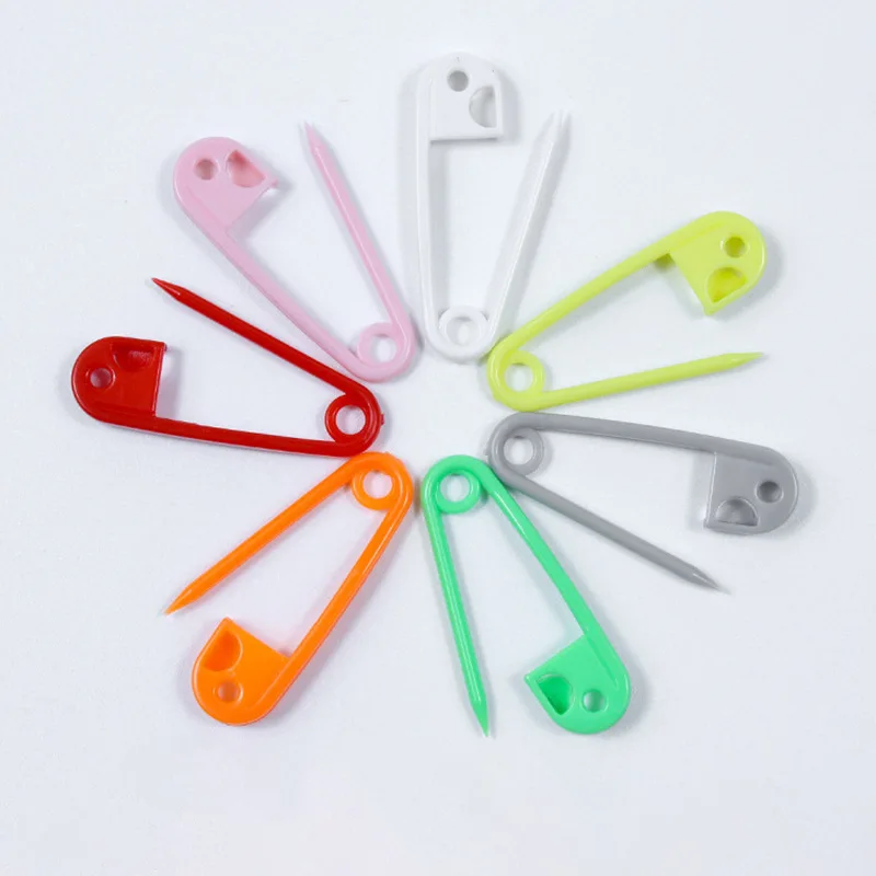 Wholesale 23mm plastic colorful safety pin for garment
