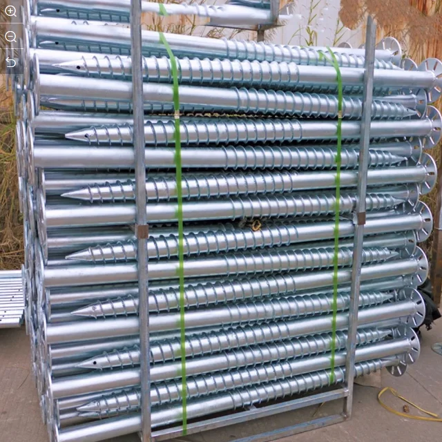 Ground Screw Stainless Steel Ground Screw Post Anchor Steel Docking Post Ground Screw