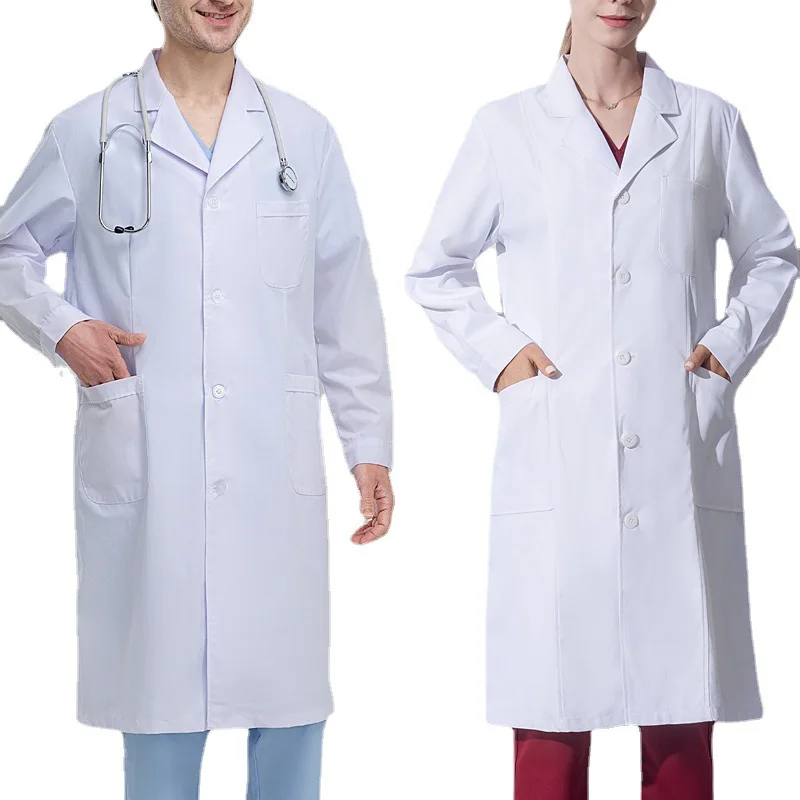 Wholesale Doctors Uniform Designer Lab Coats Pharmaceutical Workwear Doctors Uniform for Female and Male