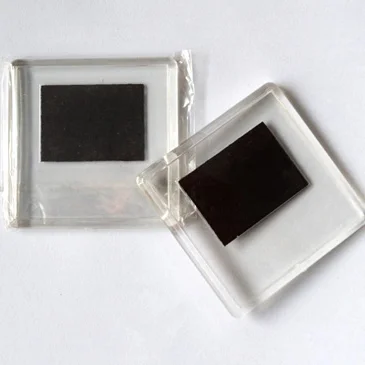 Лидер продаж 2021 прозрачный водонепроницаемый акриловый магнит на холодильник маленькая фоторамка