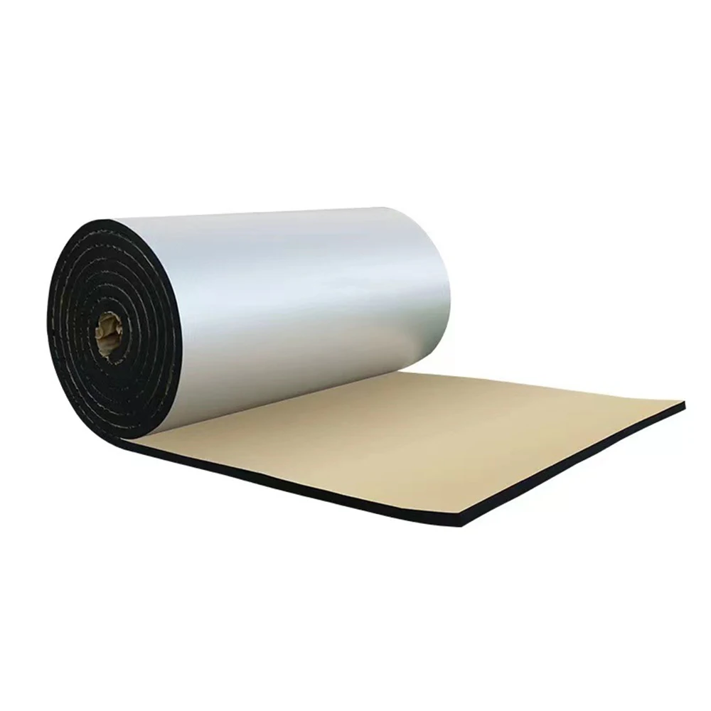 10mm nitrile rubber insulation sheet nbr production line insulation sheet with aluminum foil sheet