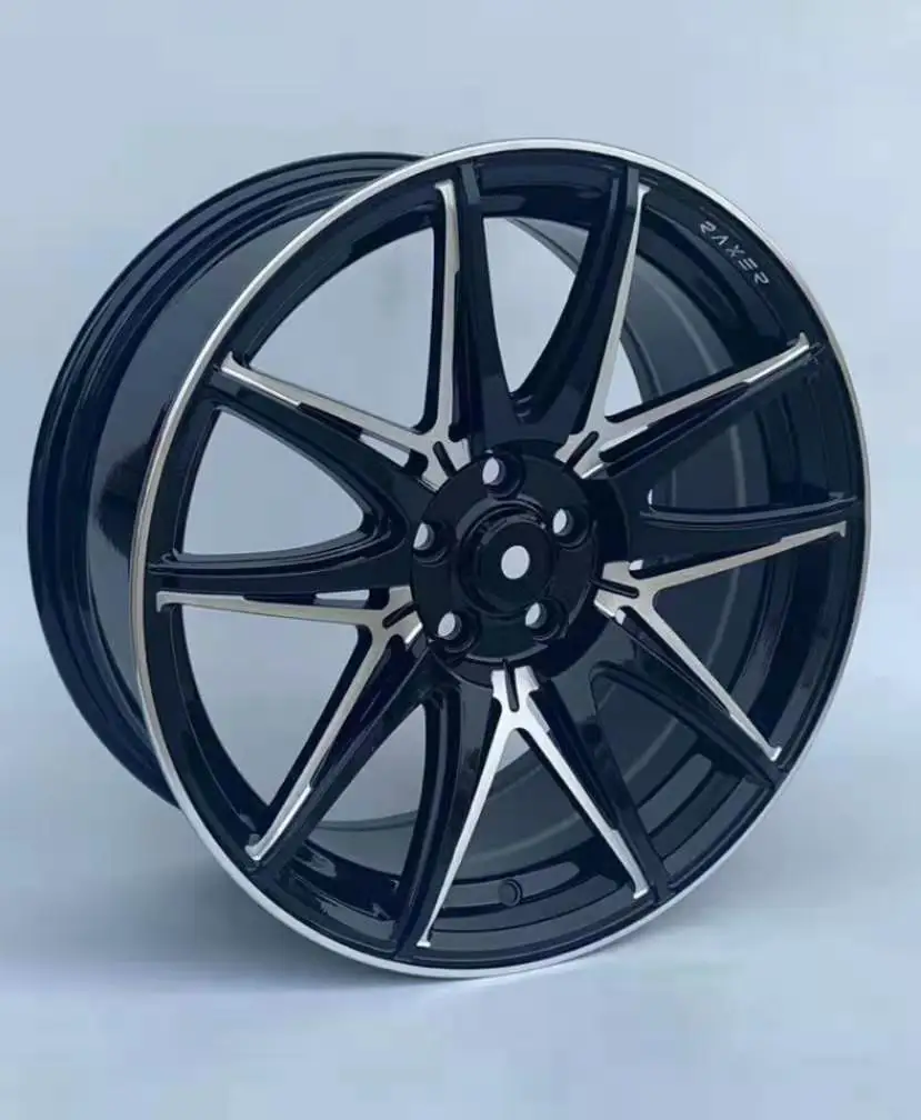 1200 Black Universal Rines Mag Wheel Alloy Car Rims Hoop 17 18 Inch 5 Holes 5x100